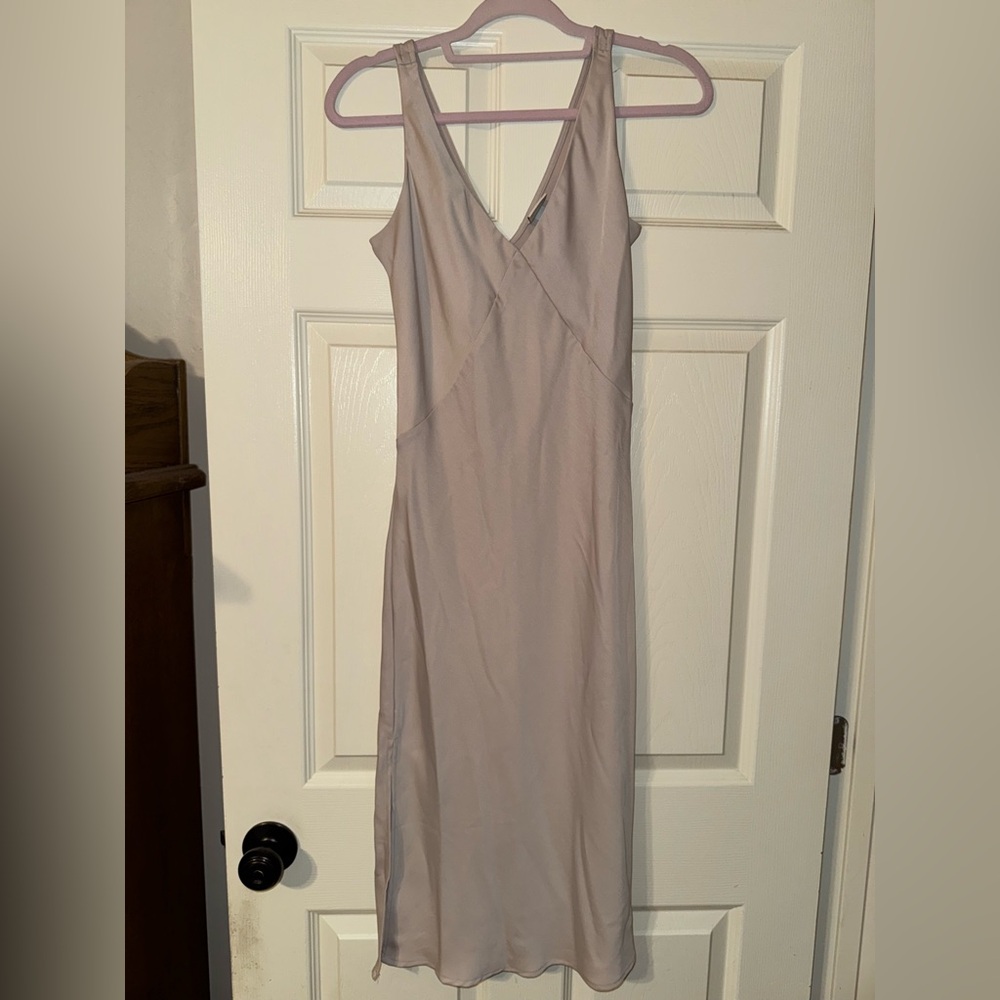 A New Day champagne midi dress